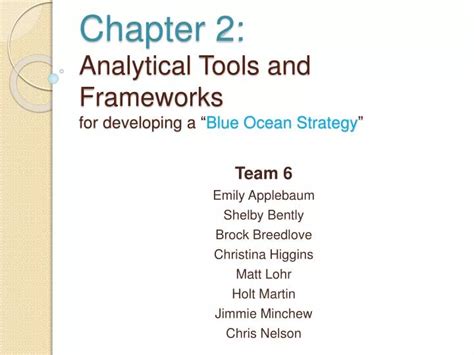 Ppt Chapter 2 Analytical Tools And Frameworks For Developing A