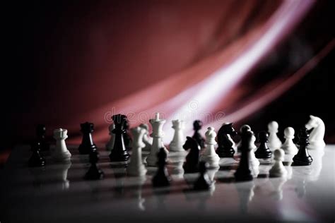 Chess Strategy Concept is on the Bright Background Stock Photo - Image of defeat, concept: 90681106