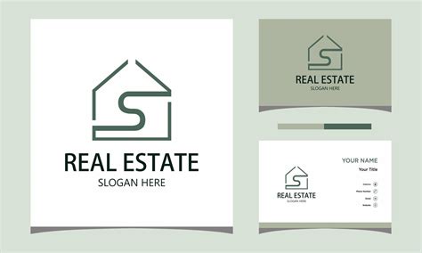 Real Estate Logo Design With Letter S Graphic By Ivynn Creative Fabrica