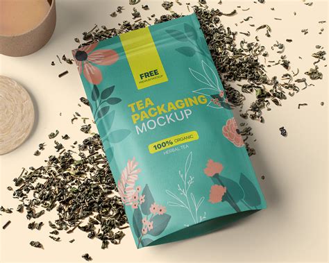 FREE TEA PACKAGING MOCKUP Behance