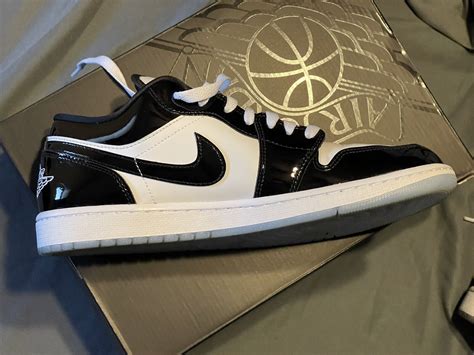 Mavin Nike Air Jordan 1 Low SE Concord Black White Retro Sneaker