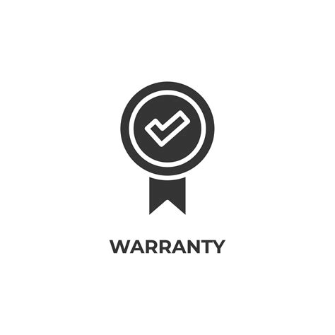 Vector Sign Of Warranty Symbol Is Isolated On A White Background Icon