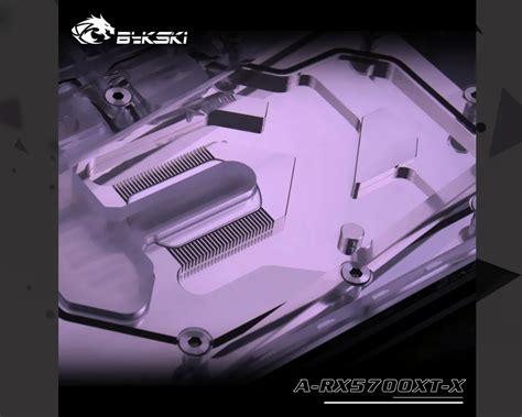 Bykski A-RX5700XT-X, полное покрытие видеокарты блок водяного ...