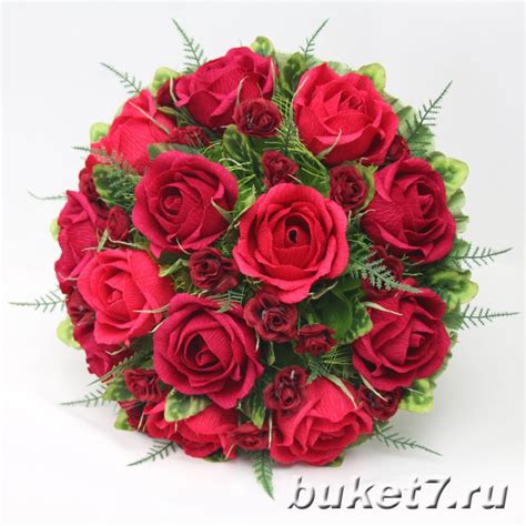 Алые розы - Buket7.ru