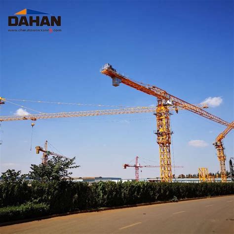 Top China Brand 8ton Small Building Tower Crane Qtz80 Tower Crane And