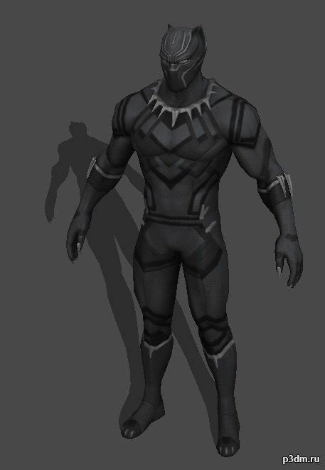 Black Panther 3D model by khalil1997 on DeviantArt