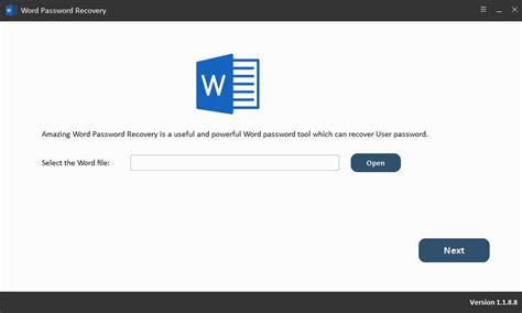 How To Recover Crack Password For Ms Word 2007 2010 2013 2016 2019