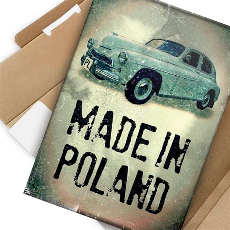 Plakat metalowy - Plakat metalowy Warszawa - SteelPoster