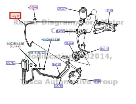 Brand New Oem Power Steering Hose 1997 03 Ford E350 2002 03 E450 1997 01 Esd Ebay