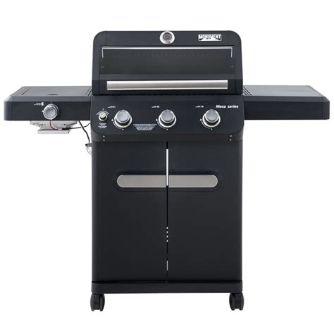 Gril au gaz propane Mesa de Monument Grills 3 brûleurs 36 000 BTU noir