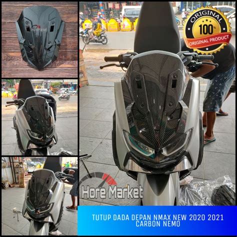 Cover Dada Depan Nmax Carbon Nemo Tameng Depan Nmax