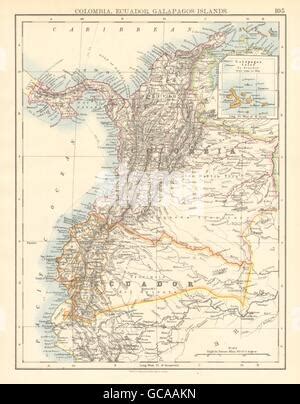 Galapagos Islands Ecuador Political Map With Capital Puerto Baquerizo