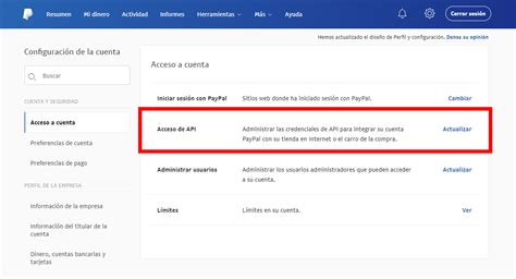 Cómo acceder a mi perfil de PayPal Haras Dadinco