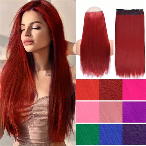 M Che Extensions Extension Capillaire Synth Tique Clips Pouces