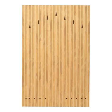 Bowling Lane | 39 Boards and Lane Markings Wood Wall Art | Zazzle