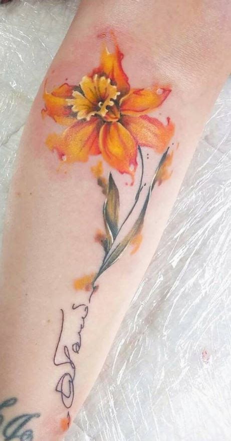 Dive Into The Meanings And Designs Of Daffodil Tattoos News Days