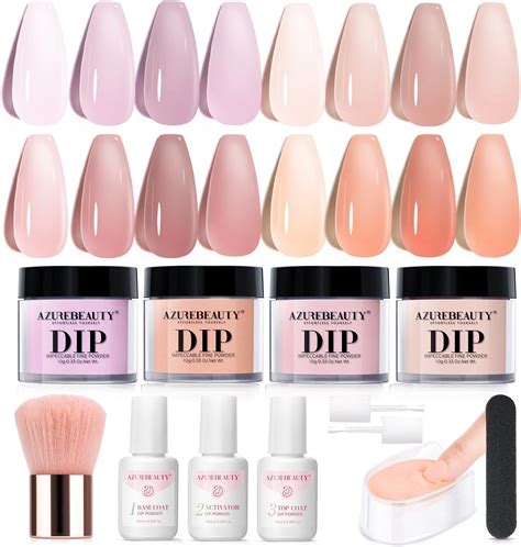 Amazon Azurebeauty Dip Powder Nail Starter Kit Colors