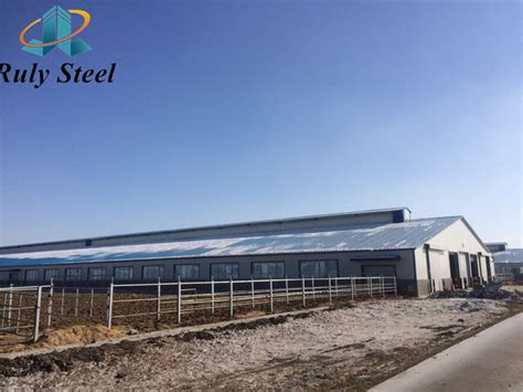 Large Span Prefabricated Steel Frame Buildings For Commercial Logistics