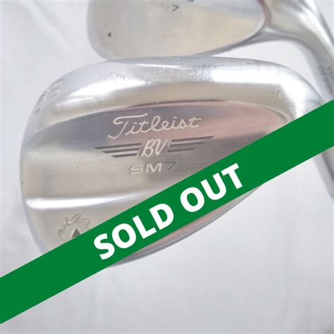 Used Titleist Vokey Sm7 Chrome Wedge Set Moose Hill Golf Shop