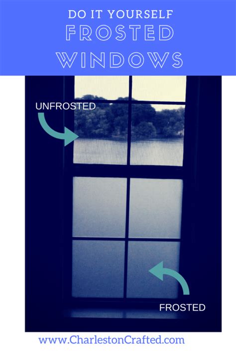 How to frost glass windows
