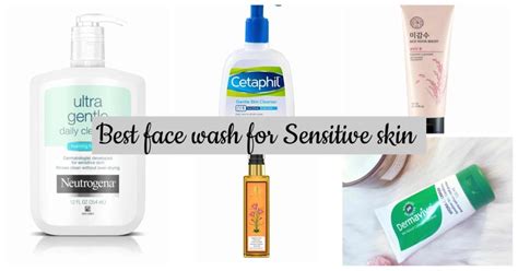 13 Best Face Wash For Sensitive Skin And Acne In India 2020