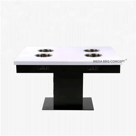 Wholesale Electric Hotpot Table With Mini Hot Pot For Restaurant