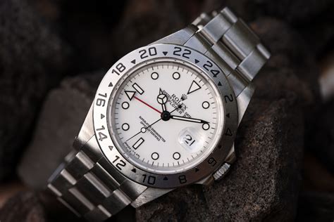 1996 Rolex Explorer 2 Ref 16570 Polar White Dial Lunar Oyster