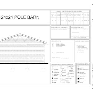 24X24 Pole Barn - Etsy