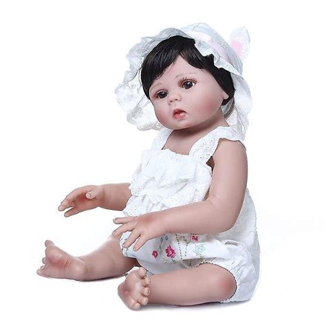 Doll Rebirth 48 cm flexível flexível de corpo inteiro Silicone Bebe