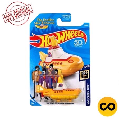 Hot Wheels The Beatles Yellow Submarine Hw Screen Time Collec Store