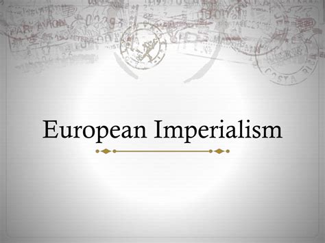 Ppt European Imperialism Powerpoint Presentation Free Download Id