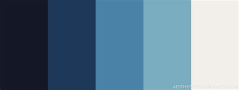 Ink Blue Color Palettes: 21 Must-See Ideas - Aesthetic Color Palette