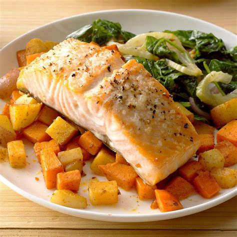 Salmon With Root Vegetables Recipe How To Make It