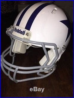 Dallas Cowboys Game Used Worn Helmet 2012 Last Game In Throwback ...