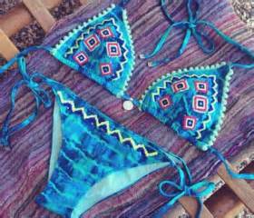 Fashion Blue Geometric Classy Bikini Two Piece On Luulla