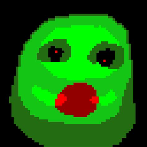 Pixilart Cursed Slime By Supercrimson