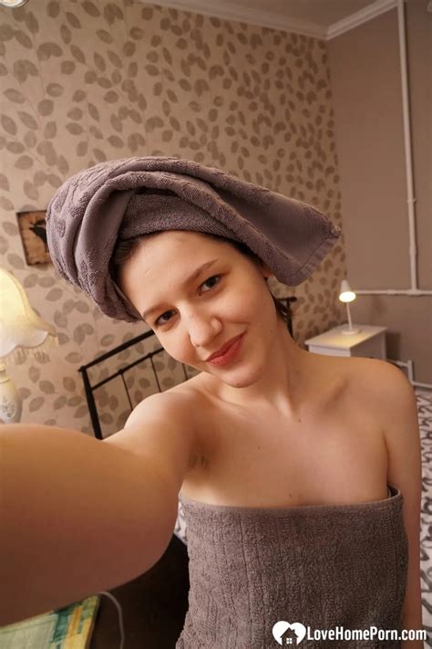 Gorgeous Amateur Takes Nude Selfies Showing Her Small Tits Her Lickable Clit CoedCherry