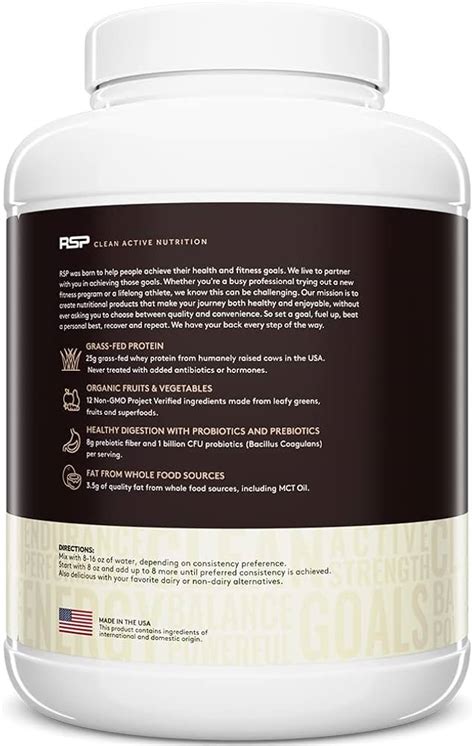 Rsp Truefit Whey Protein Powder Meal Replacement Shake