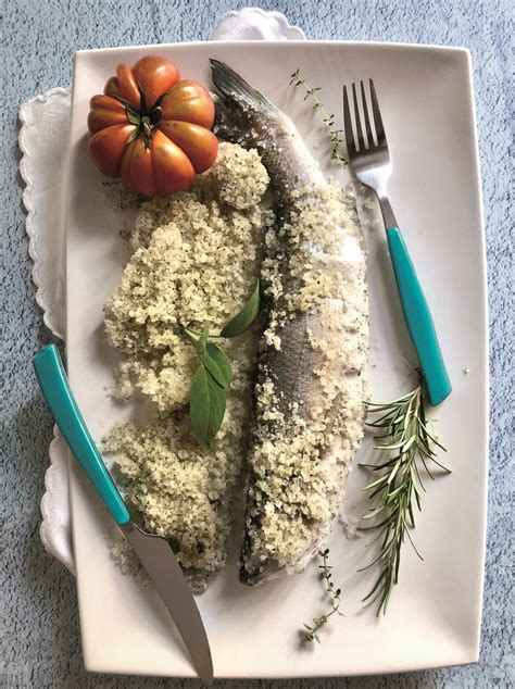 Branzino Al Sale Alle Erbe Aromatiche