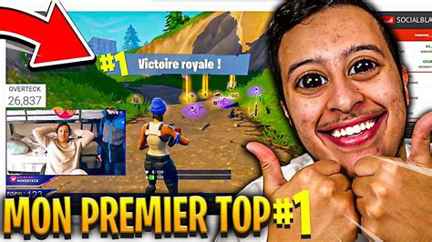 Je R Agis Mon Premier Top Sur Fortnite Battle Royale Youtube