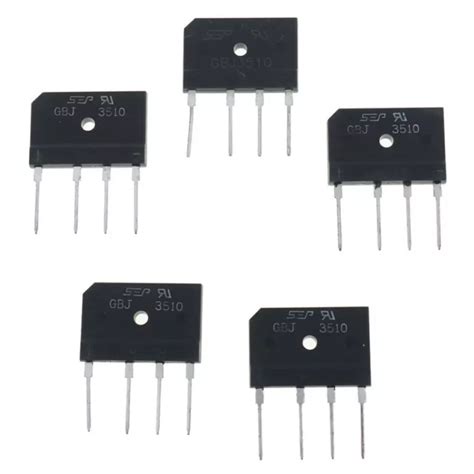 5PCS 35A 1000V Diode Bridge Rectifier GBJ3510 SL B SFG 7 19 PicClick AU