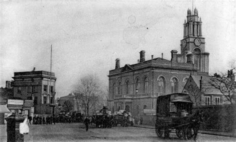 Commercial Road By Limehouse Town Hall Late 1800 S London Street