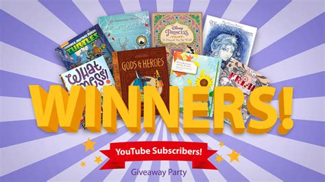 Giveaway Party Winners Best Pop Up Books