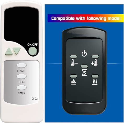 Replacement For Dimplex Fireplace Heater Remote Control List In The