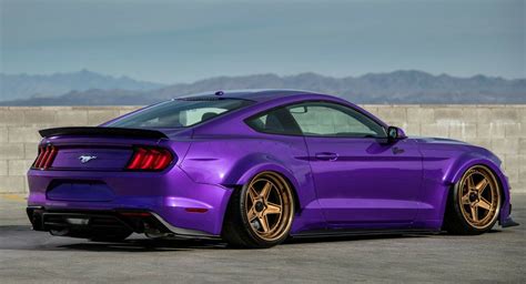 Dark Purple Mustang