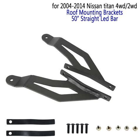 Roof Upper Windshield Mount Brackets For Nissan Titan 04 14 2d 4d 5d 50