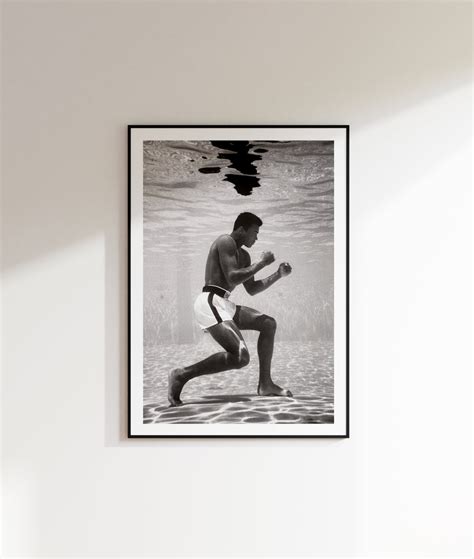 Muhammad Ali Poster Black and White Photography Prints - Etsy