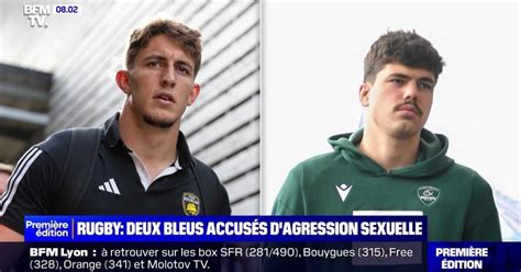 Oscar J Gou Et Hugo Auradou Les Joueurs Fran Ais De Rugby Mis En