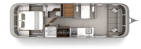 Classic 30RB Floor Plan Travel Trailers Airstream