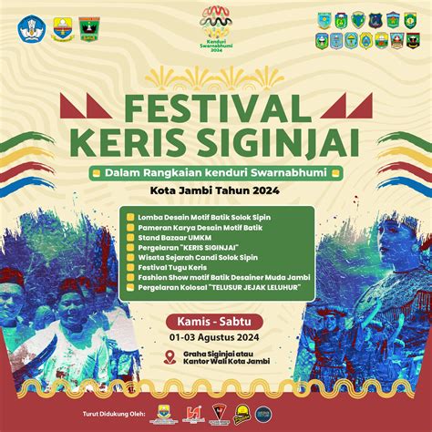 Catat Inilah Susunan Lengkap Festival Keris Siginjai Rangkaian Kenduri